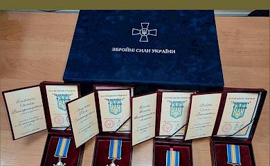 Родным павших защитников из Обухова вручили их посмертные награды