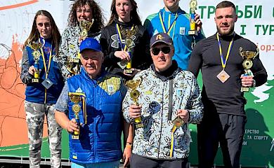 На чемпионате Украины по стендовой стрельбе спортсмены Киевщины завоевали 7 медалей