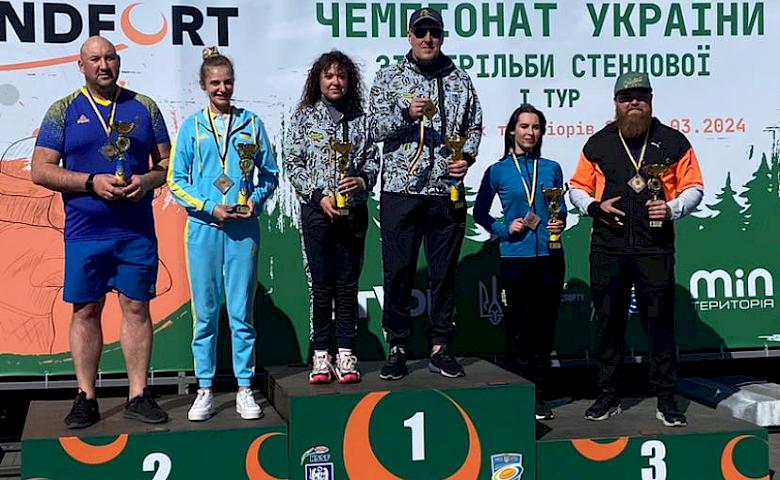 На чемпионате Украины по стендовой стрельбе спортсмены Киевщины завоевали 7 медалей