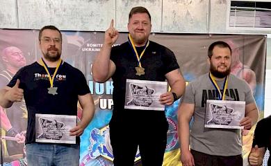 Силач из Украинки одержал победу в Чемпионате Украины