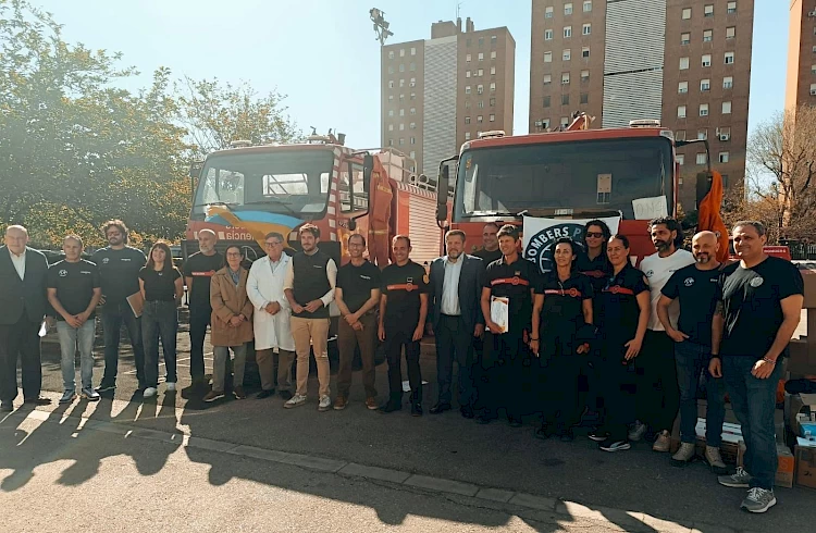 Обухівські рятувальники отримають пожежний автомобіль з Валенсії (фото)