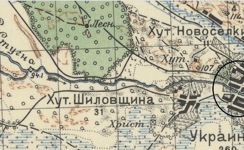 Де знаходився "родовий пуп" міста Українка - хутір Ігнатівці (картоверсія)