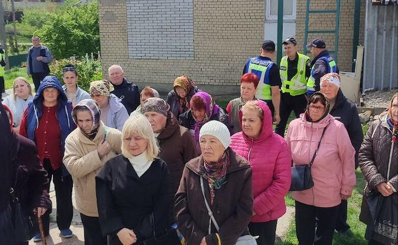У храмі в Обухові відбулася перша служба українською мовою