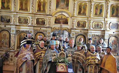 Єпископ ПЦУ Єфрем очолив літургію в Обухові