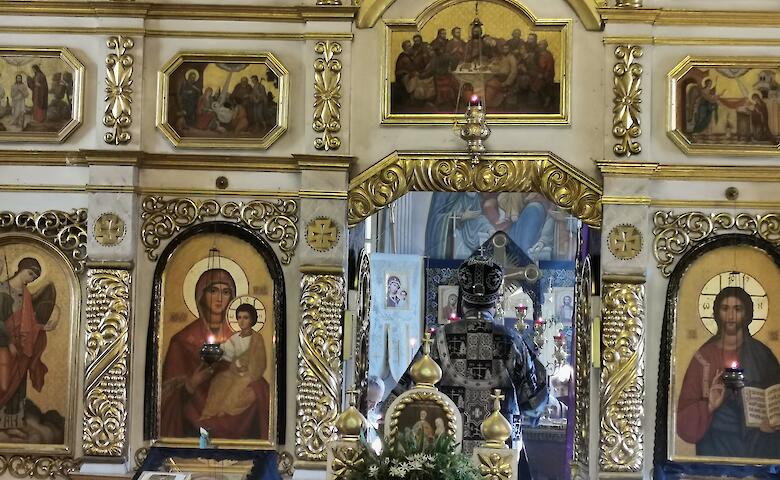 Єпископ ПЦУ Єфрем очолив літургію в Обухові