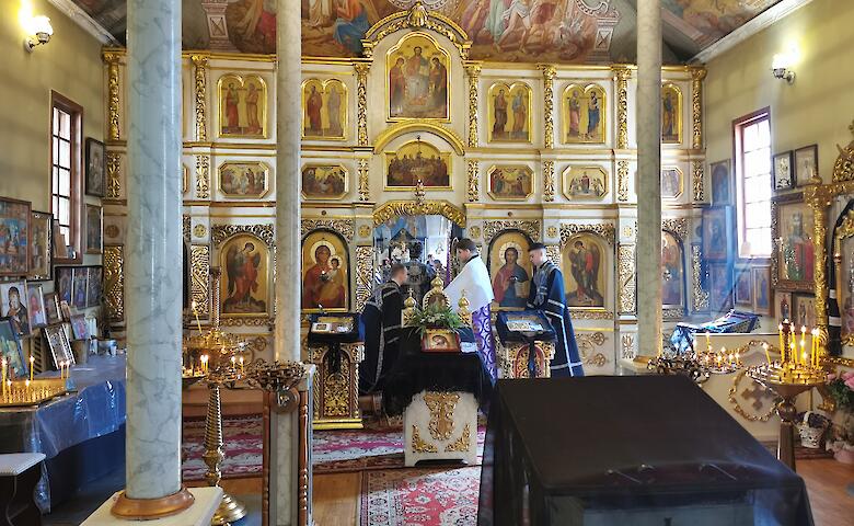 Єпископ ПЦУ Єфрем очолив літургію в Обухові