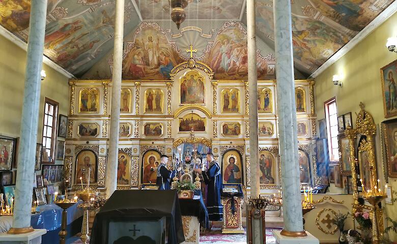 Єпископ ПЦУ Єфрем очолив літургію в Обухові