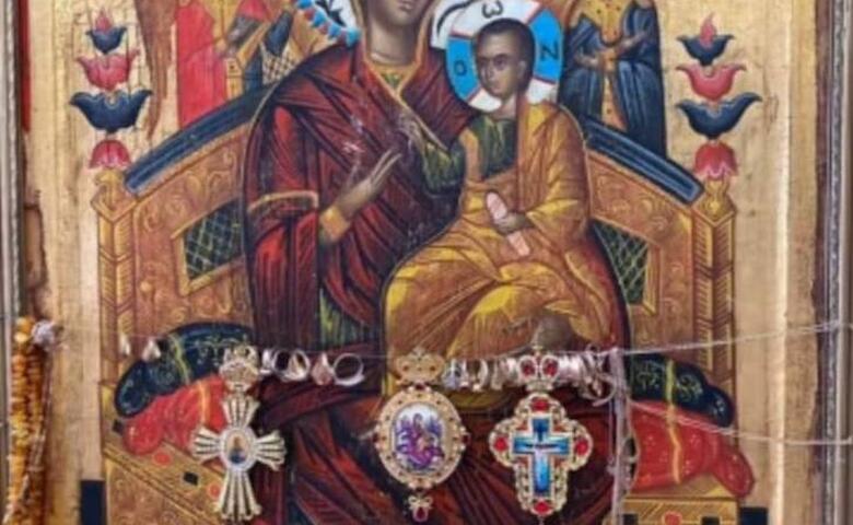 В церкви на Обуховщине представят иконы написанные и освященные на Афоне