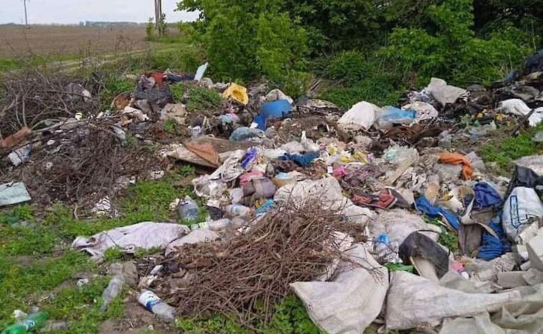 15 стихийных свалок обнаружили в Ржищевской общине