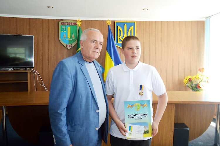 Одаренных школьников Кагарлыччины наградили заслуженными наградами