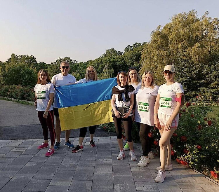 Колектив підприємства Обухівщини долучився до "Пробігу під каштанами"