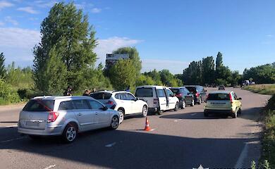 Пять автомобилей столкнулись неподалеку от Обухова: что произошло