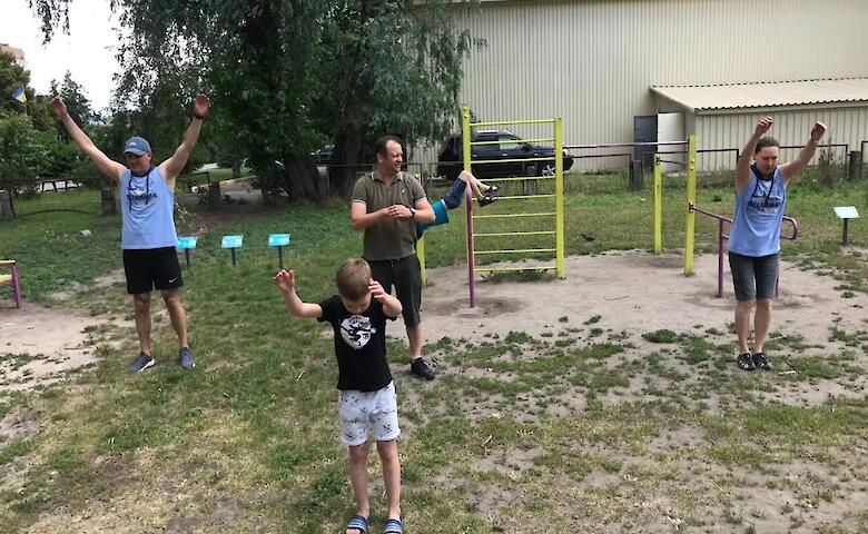 «Активные парки» в Обухове возобновили свои тренировки