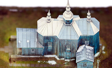 Появился макет казацкой церкви возле Богуслава: это первая миниатюра