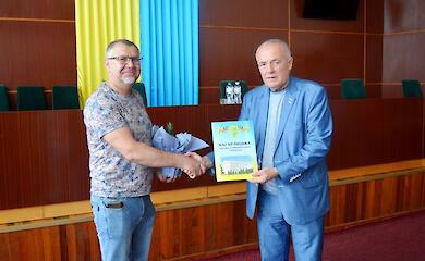 Кагарлыкский журналист получил почетную награду за высокий профессионализм и добросовестный труд