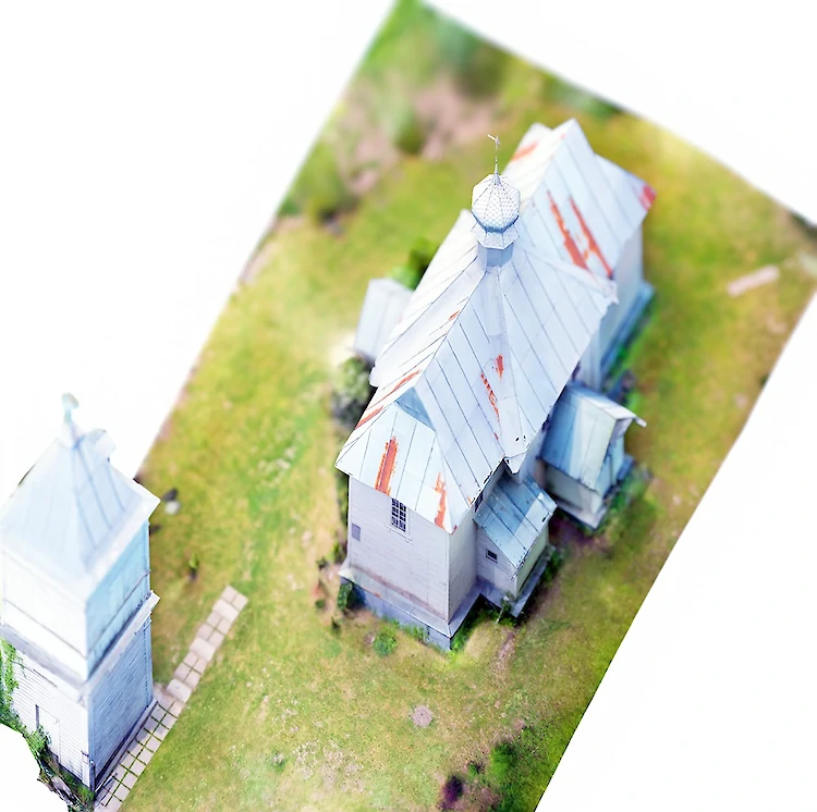 "Казацкую церковь" из села возле Обухова воссоздали в миниатюре