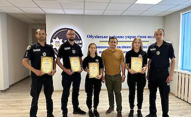 В Обухівській громаді відзначили дільничних офіцерів поліції