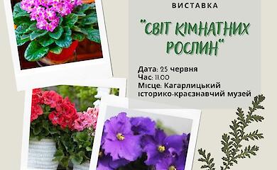В Кагарлыкском музее состоится выставка-продажа "Мир комнатных растений"