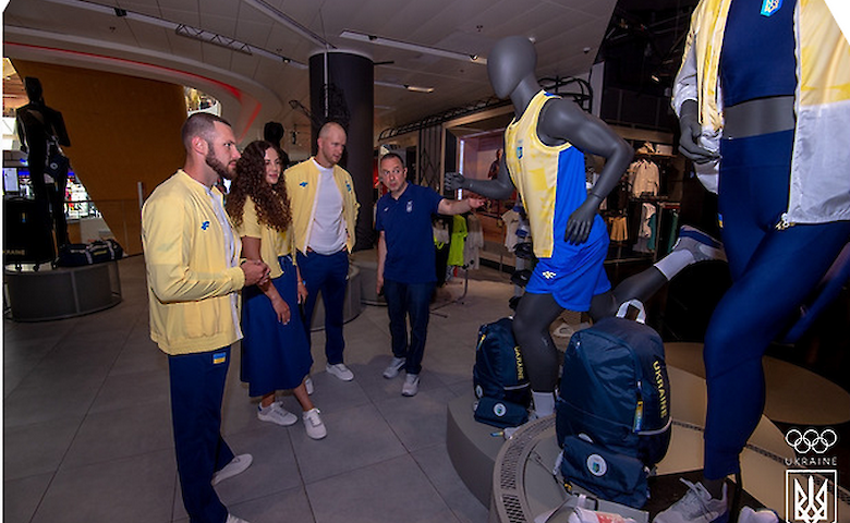Обухівський спортсмен презентував спортивну форму олімпійської збірної України