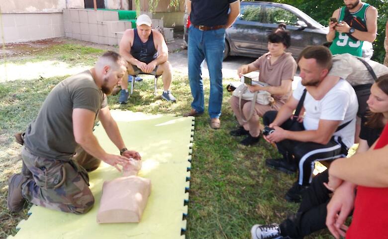 В Обухове прошли занятия по гражданской защите для населения