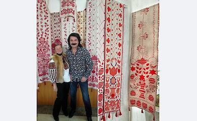 Зиброва познакомили с обуховским рушником