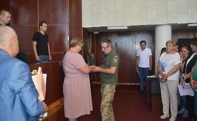 У Кагарлику 22-річного загиблого бійця-земляка нагородили посмертно