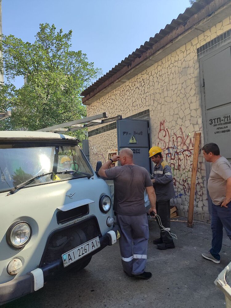 В Украинке устраняют последствия аварий на подстанциях города