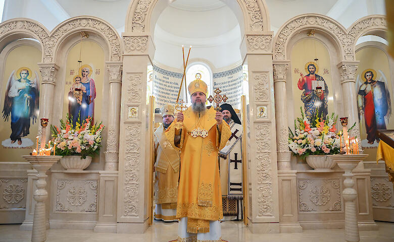 Митрополит Епифаний возглавил празднование Собора Киевских святых на Обуховщине