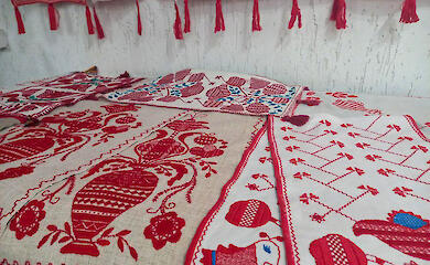 В Трипольском музее провели последний в этом году мастер-класс по обуховской вышивке (фото)