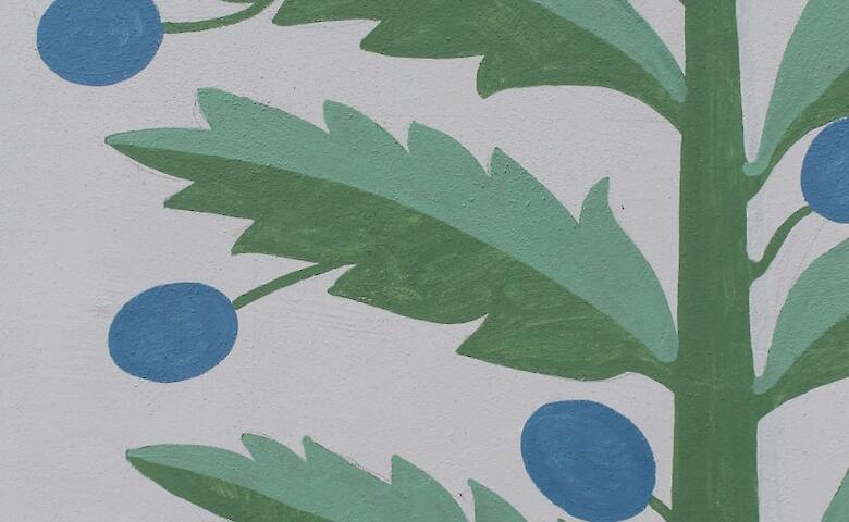 Художник из Триполья создал мурал на Подолье