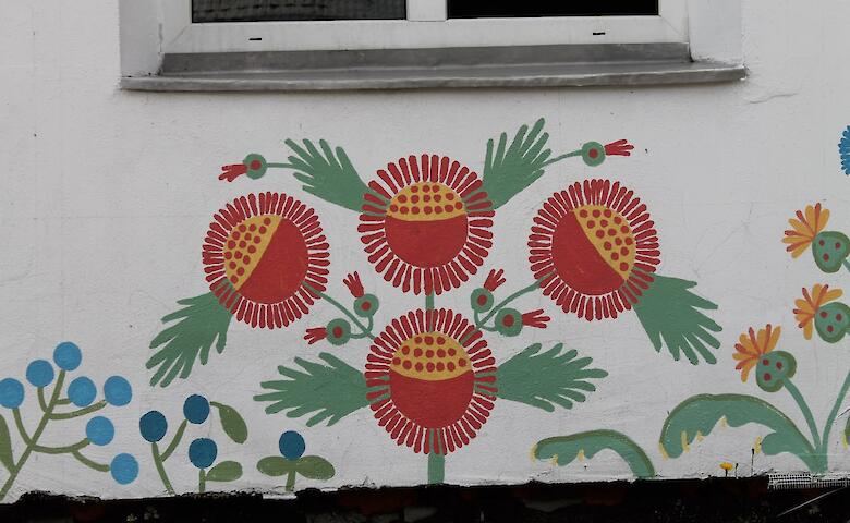 Художник из Триполья создал мурал на Подолье