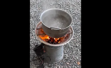 На эко-станции возле Ржищева рассказали как сделать печь на для приготовления пищи