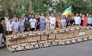 140 дронів передала на фронт Васильківська громада (фото)