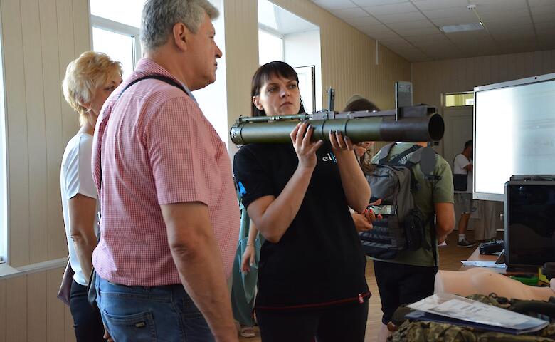 Обуховские педагоги готовятся к преподаванию обновленного предмета «Защита Украины»